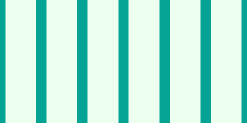 #deffe0 (50%), #04a393 vertical lines, thirty-three pixels wide, one hundred pixels apart