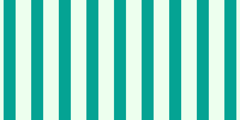 #deffe0 (50%), #04a393 vertical lines, forty pixels wide, fifty-two pixels apart