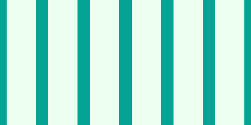 #deffe0 (50%), #04a393 vertical lines, forty pixels wide, ninety-three pixels apart