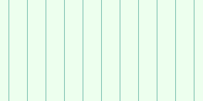 #deffe0 (50%), #46a393 vertical lines, two pixels wide, seventy-one pixels apart