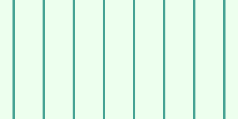 #deffe0 (50%), #46a393 vertical lines, nine pixels wide, ninety-two pixels apart