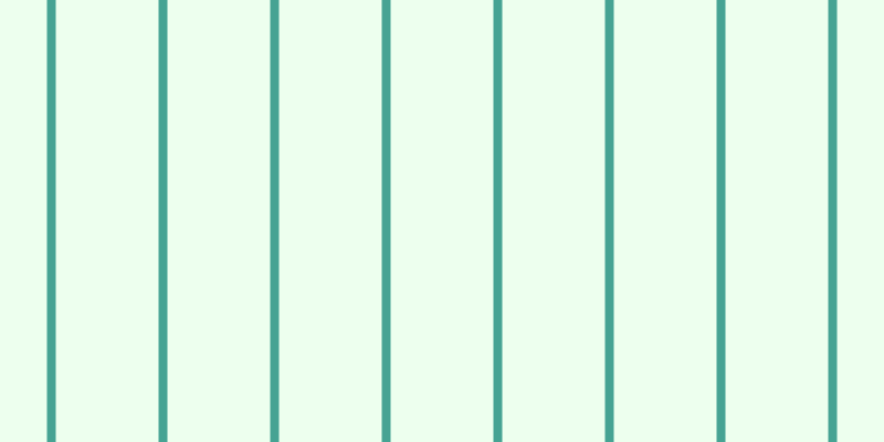 #deffe0 (50%), #46a393 vertical lines, eight pixels wide, ninety-three pixels apart