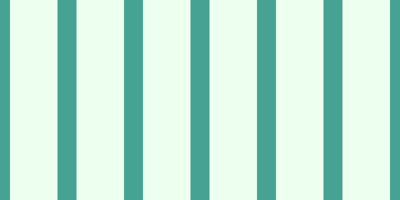#deffe0 (50%), #46a393 vertical lines, thirty-eight pixels wide, ninety-five pixels apart