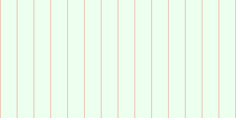 #deffe0 (50%), #eba393 vertical lines, two pixels wide, fifty-five pixels apart