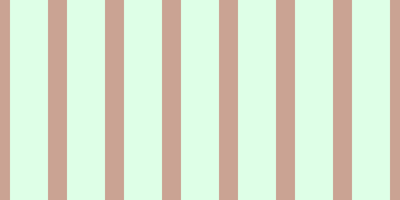 #deffe7, #caa393 vertical lines, thirty-eight pixels wide, seventy-six pixels apart