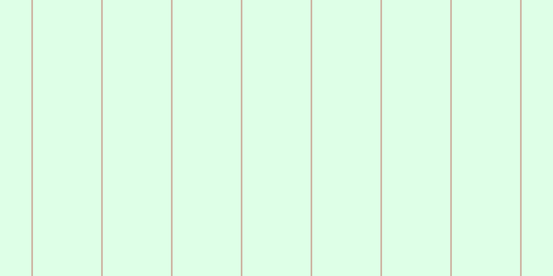 #deffe7, #caa393 vertical lines, two pixels wide, ninety-nine pixels apart