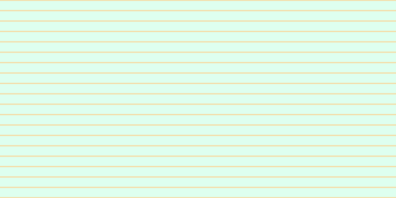 #deffef, #fcd393 horizontal lines, two pixels wide, nineteen pixels apart