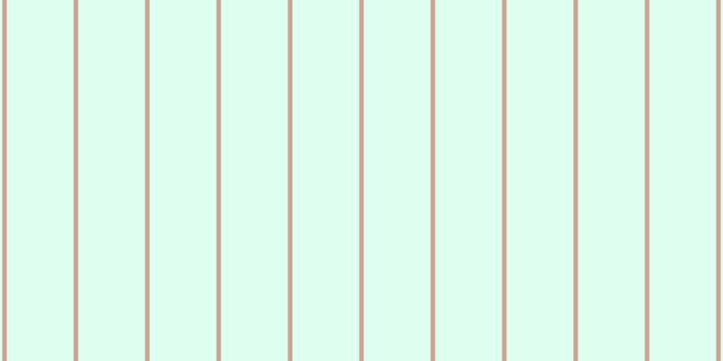 #deffef, #caa393 vertical lines, five pixels wide, seventy-four pixels apart