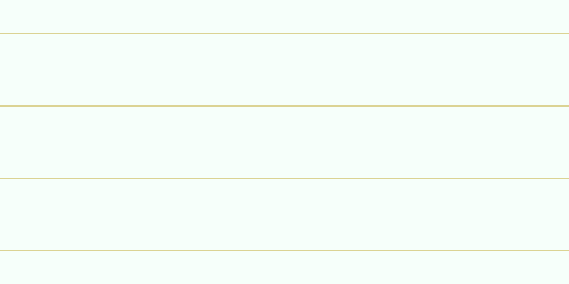 #deffef (25%), #dbd393 horizontal lines, two pixels wide, one hundred pixels apart