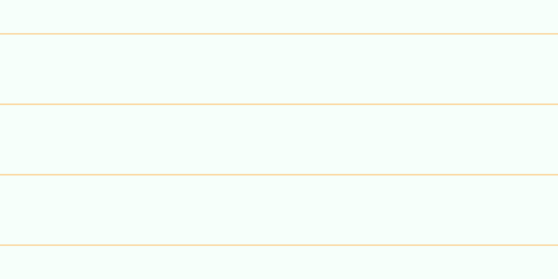 #deffef (25%), #fcd393 horizontal lines, two pixels wide, ninety-nine pixels apart