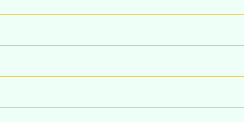 #deffef (50%), #dbd393 horizontal lines, two pixels wide, one hundred pixels apart