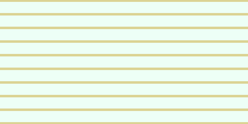 #deffef (50%), #dbd393 horizontal lines, eight pixels wide, thirty-six pixels apart