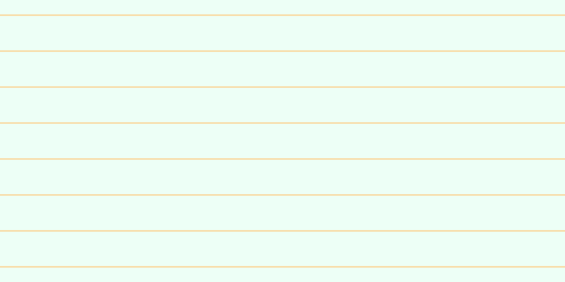 #deffef (50%), #fcd393 horizontal lines, two pixels wide, forty-nine pixels apart