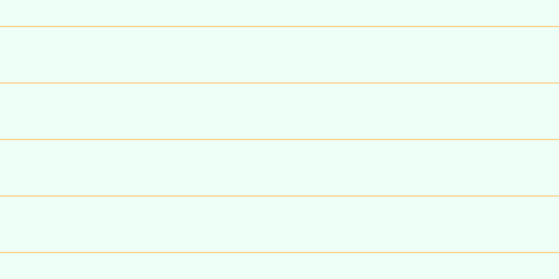 #deffef (50%), #fcd393 horizontal lines, two pixels wide, seventy-nine pixels apart