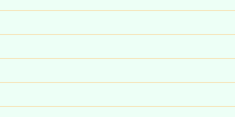 #deffef (50%), #fcd393 horizontal lines, two pixels wide, eighty pixels apart