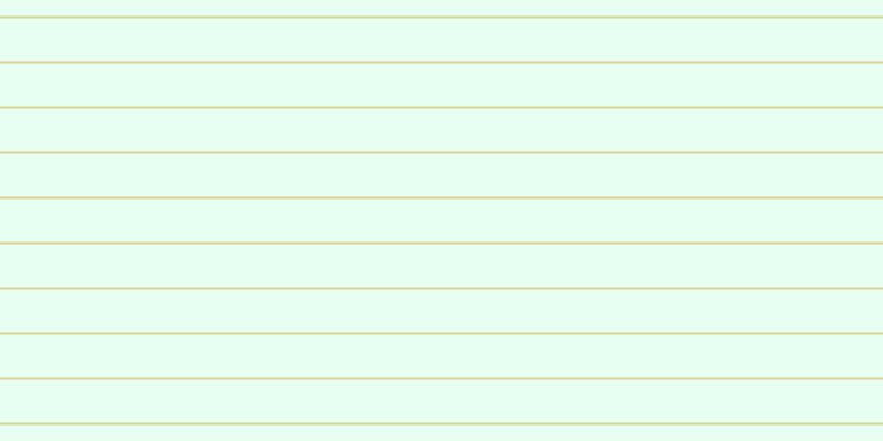 #deffef (75%), #dbd393 horizontal lines, two pixels wide, thirty-nine pixels apart