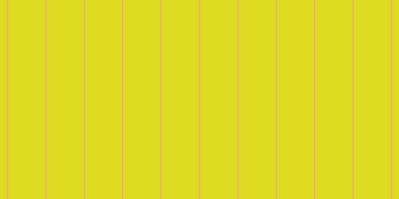#dfdb21, #eba393 vertical lines, two pixels wide, seventy-five pixels apart