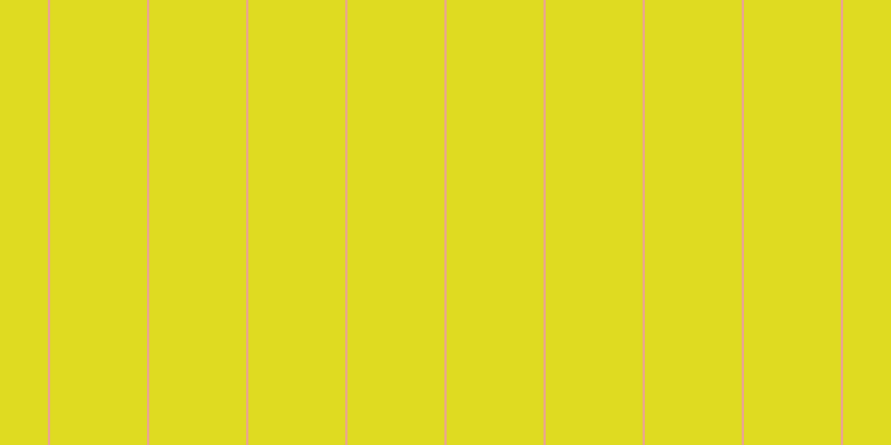 #dfdb21, #eba393 vertical lines, two pixels wide, eighty-seven pixels apart