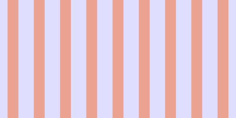 #e0deff, #eba393 vertical lines, thirty-seven pixels wide, fifty-two pixels apart