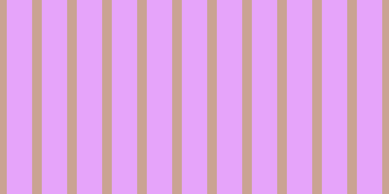 #e6a4fa, #caa393 vertical lines, twenty pixels wide, fifty-two pixels apart