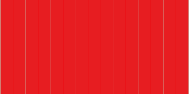 #e71d21, #caa393 vertical lines, one pixels wide, fifty-two pixels apart