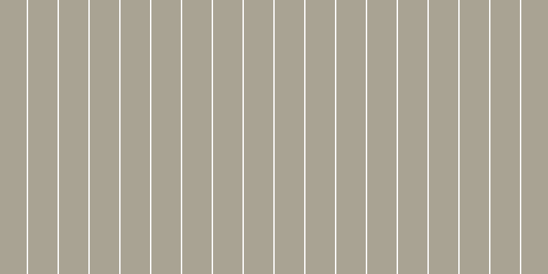 #eaeeec (0%), #a9a393 vertical lines, forty-three pixels wide, two pixels apart
