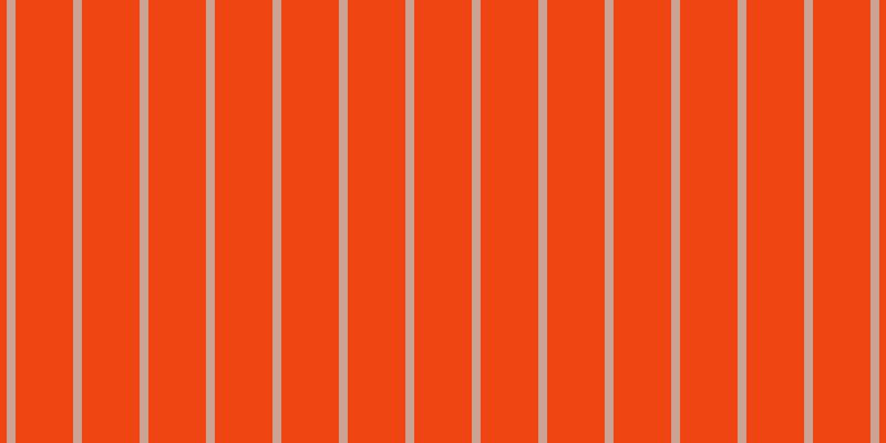 #ee4513, #caa393 vertical lines, eight pixels wide, fifty-two pixels apart