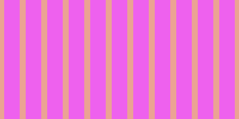 #ee61ee, #eba393 vertical lines, twenty pixels wide, fifty-two pixels apart