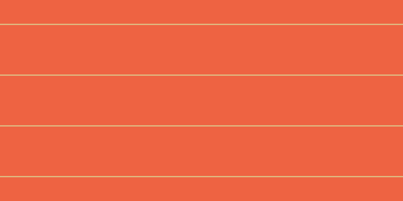 #ee6342, #dbd393 horizontal lines, two pixels wide, ninety-nine pixels apart