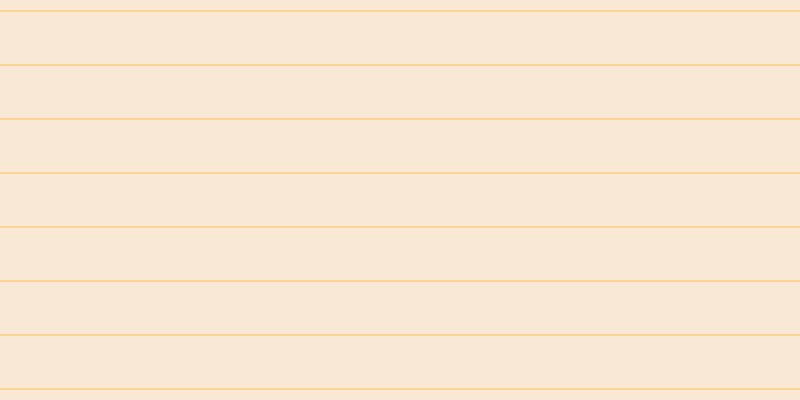 #eea660 (25%), #fcd393 horizontal lines, two pixels wide, fifty-two pixels apart
