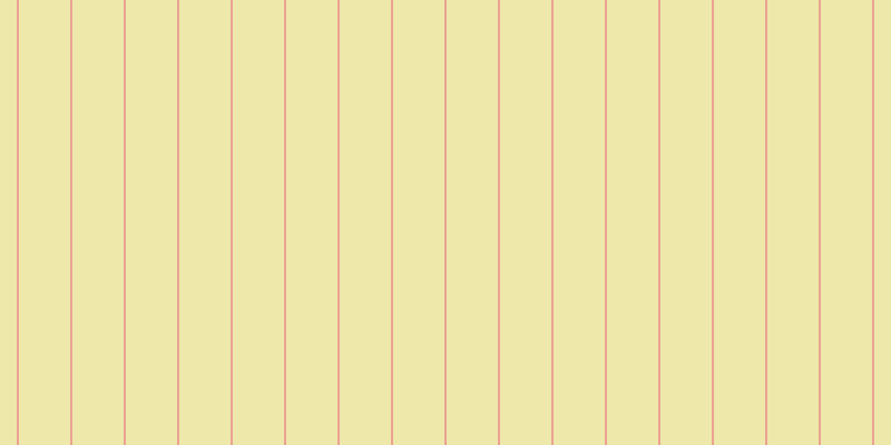 Pale goldenrod, #eba393 vertical lines, two pixels wide, forty-six pixels apart