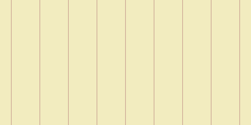 Pale goldenrod (75%), #caa393 vertical lines, two pixels wide, eighty-nine pixels apart