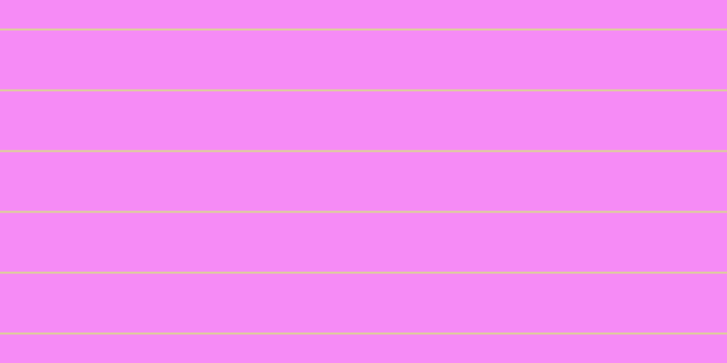 #f018f0 (50%), #dbd393 horizontal lines, two pixels wide, sixty-five pixels apart