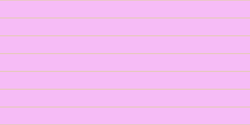 #f07bf0 (50%), #dbd393 horizontal lines, two pixels wide, fifty-five pixels apart