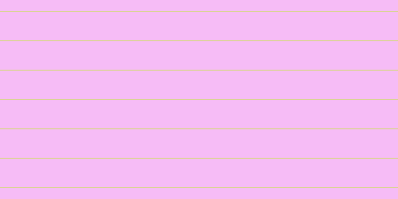 #f07bf0 (50%), #dbd393 horizontal lines, two pixels wide, fifty-seven pixels apart