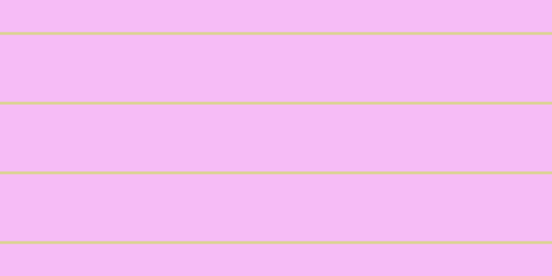 #f07bf0 (50%), #dbd393 horizontal lines, four pixels wide, ninety-seven pixels apart