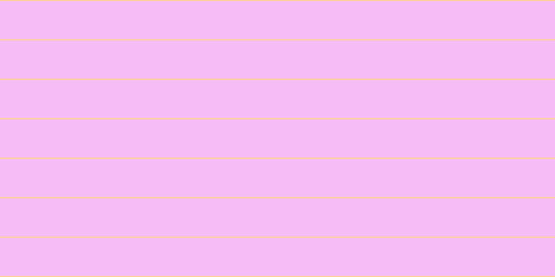#f07bf0 (50%), #fcd393 horizontal lines, two pixels wide, fifty-five pixels apart