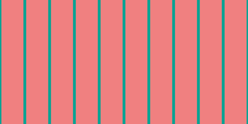 Light coral, #04a393 vertical lines, nine pixels wide, seventy-one pixels apart