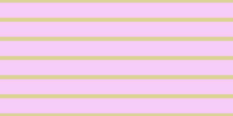 #f09cf0 (50%), #dbd393 horizontal lines, fourteen pixels wide, fifty-two pixels apart