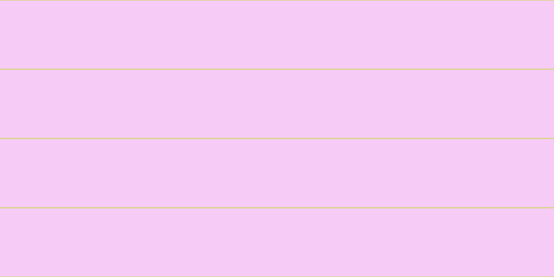 #f09cf0 (50%), #dbd393 horizontal lines, two pixels wide, ninety-eight pixels apart
