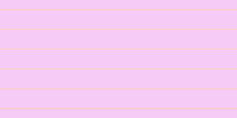 #f09cf0 (50%), #fcd393 horizontal lines, two pixels wide, sixty-five pixels apart