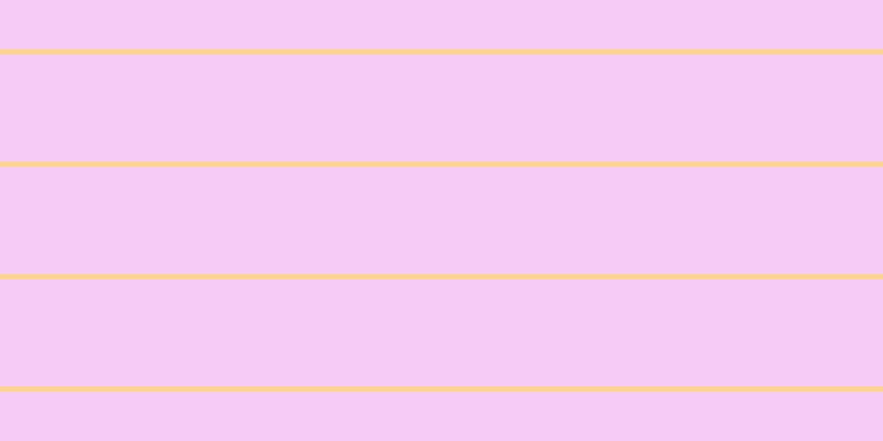 #f09cf0 (50%), #fcd393 horizontal lines, five pixels wide, ninety-seven pixels apart