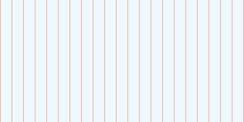 Alice blue, #eba393 vertical lines, two pixels wide, thirty-six pixels apart