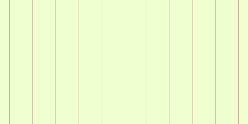 #f0ffcf, #caa393 vertical lines, two pixels wide, seventy-two pixels apart