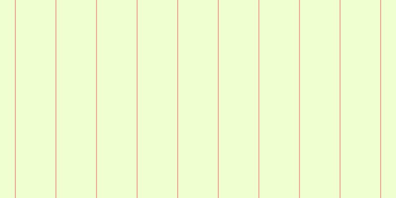 #f0ffcf, #eba393 vertical lines, two pixels wide, eighty pixels apart