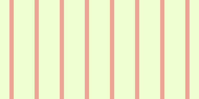 #f0ffcf, #eba393 vertical lines, seventeen pixels wide, eighty-four pixels apart