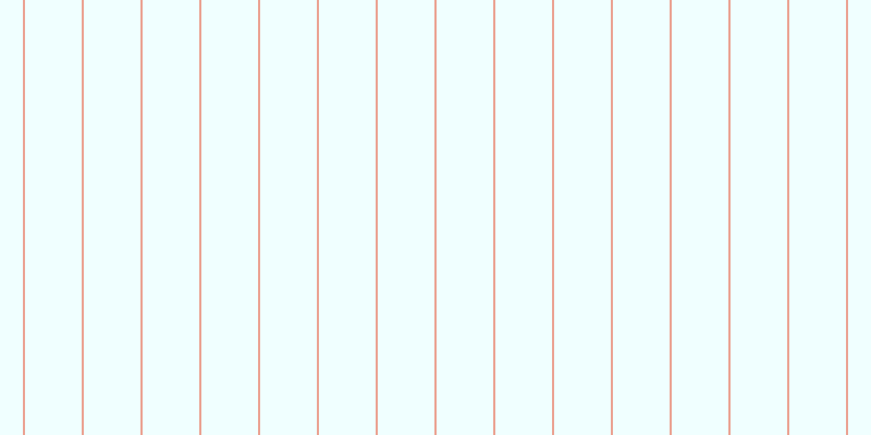 Azure, #eba393 vertical lines, two pixels wide, fifty-two pixels apart