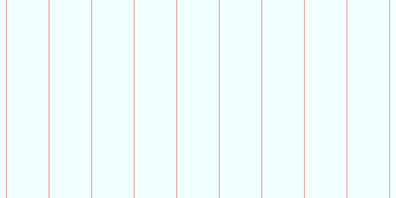 Azure, #eba393 vertical lines, two pixels wide, eighty-four pixels apart