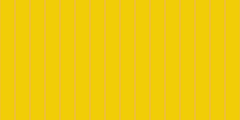 #f1cd07, #eba393 vertical lines, two pixels wide, forty-eight pixels apart