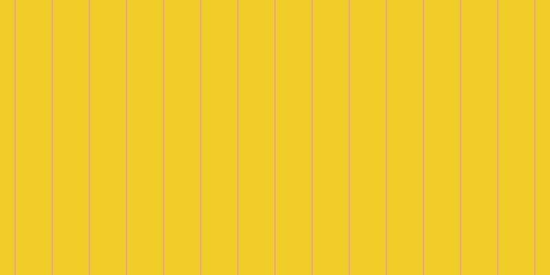 #f1cd28, #eba393 vertical lines, two pixels wide, fifty-two pixels apart